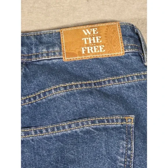 We the Free Free People Ava High Rise Boot Cut Denim Size 32 Relaxed Fit Flare - Picture 10 of 12